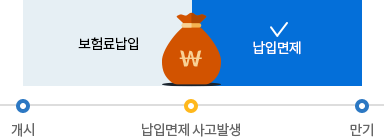 암보장개시일 이후 암 진단 시 차회 이후의 보험료 납입 면제 (기타피부암 및 갑상선암 제외) 이미지