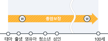 태아부터 100세까지 보장